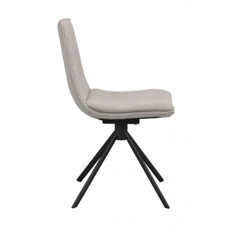 RO Lowell Swivel Chair Grey/Black